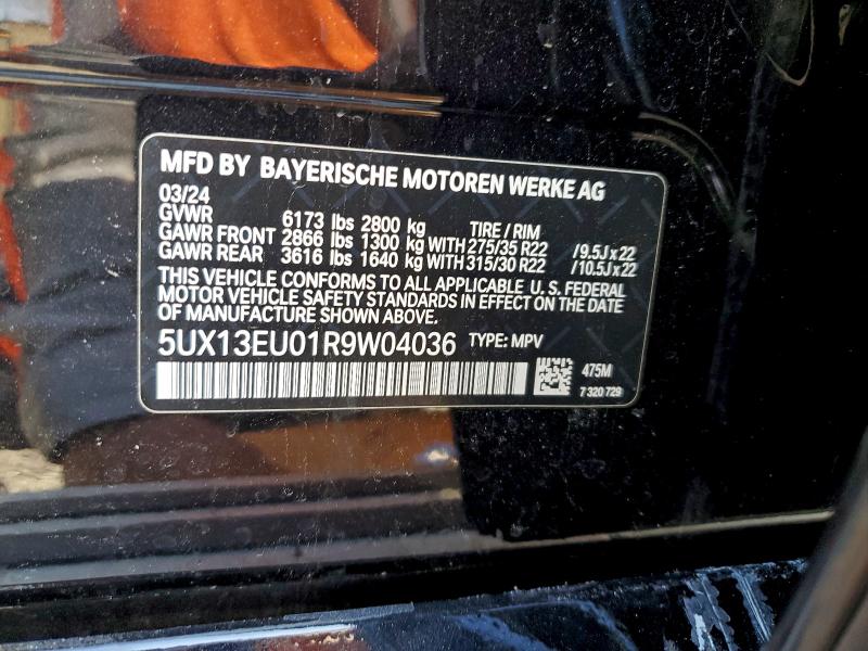 Продажа на аукционе авто 2024 Bmw X5, vin: 5UX13EU01R9W04036, номер лота: 96592885
