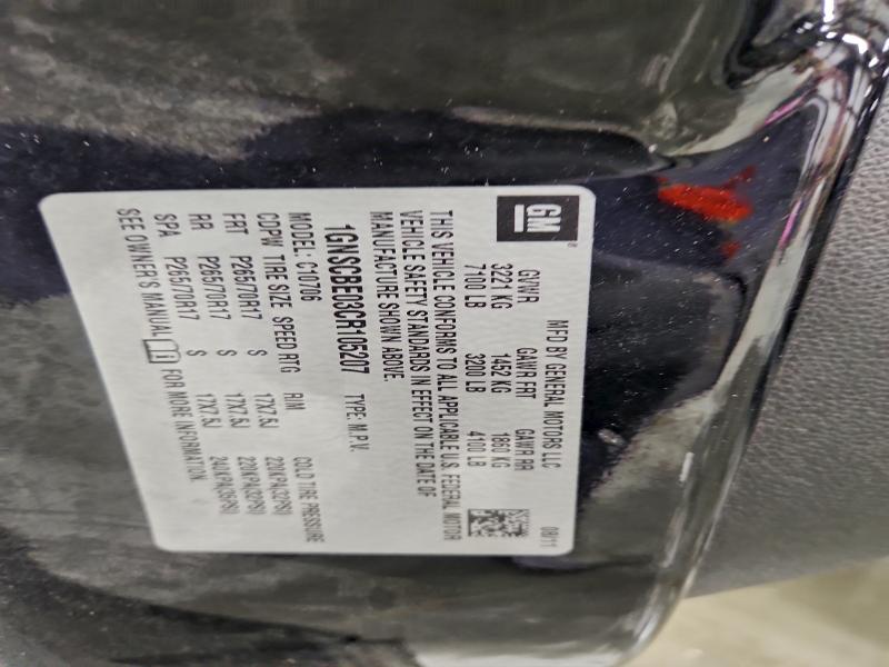 94715065 :رقم المزاد ، 1GNSCBE03CR105207 vin ، 2012 Chevrolet Tahoe مزاد بيع