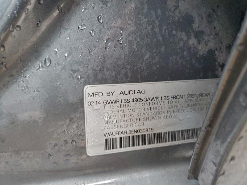 Продажа на аукционе авто 2014 Audi A4, vin: WAUFFAFL8EN030919, номер лота: 97211145