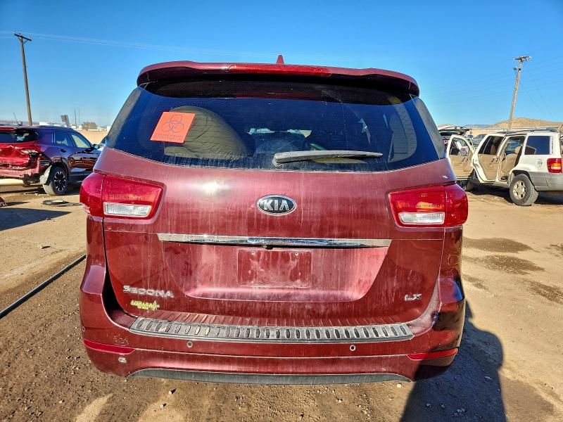 95724965 :رقم المزاد ، KNDMB5C19H6333383 vin ، 2017 Kia Sedona مزاد بيع