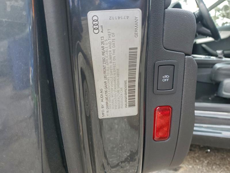 92022135 :رقم المزاد ، WAUANAF48HN049965 vin ، 2017 Audi A4 مزاد بيع