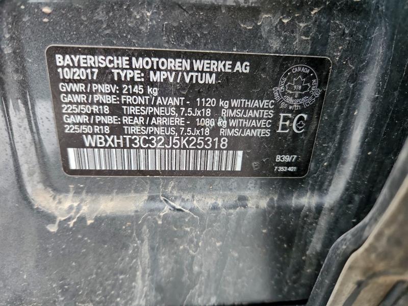 Продажа на аукционе авто 2018 Bmw X1, vin: WBXHT3C32J5K25318, номер лота: 95098675