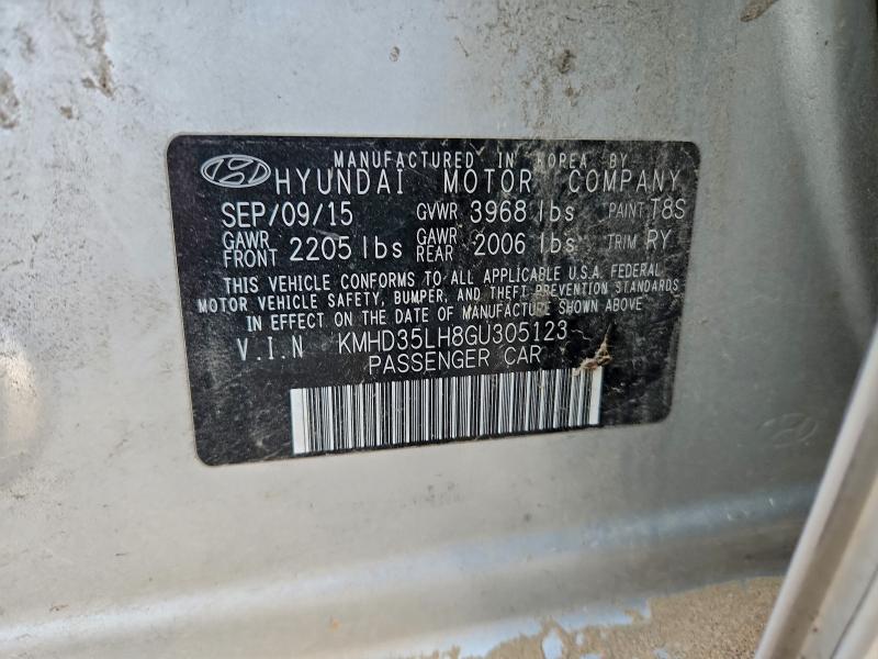 Продаж на аукціоні авто 2016 Hyundai Elantra Gt, vin: KMHD35LH8GU305123, номер лоту: 97382475