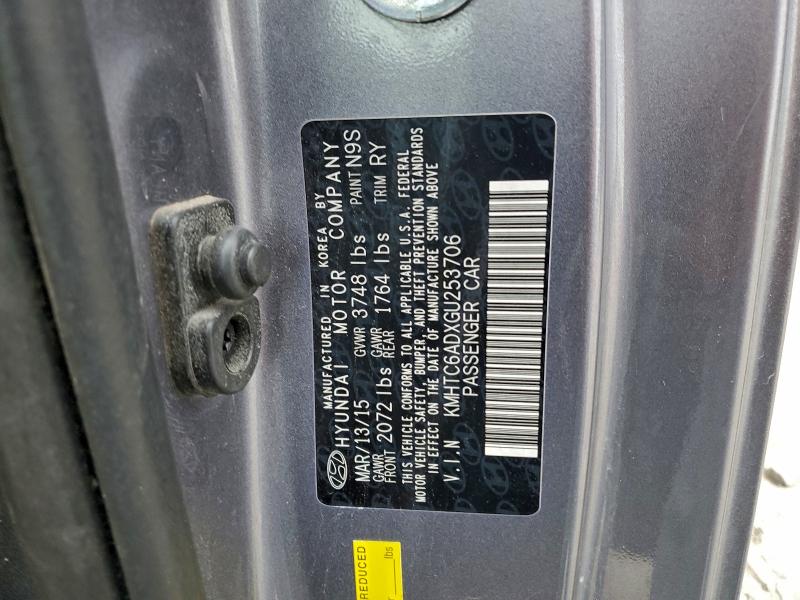 Продажа на аукционе авто 2016 Hyundai Veloster, vin: KMHTC6ADXGU253706, номер лота: 98084755