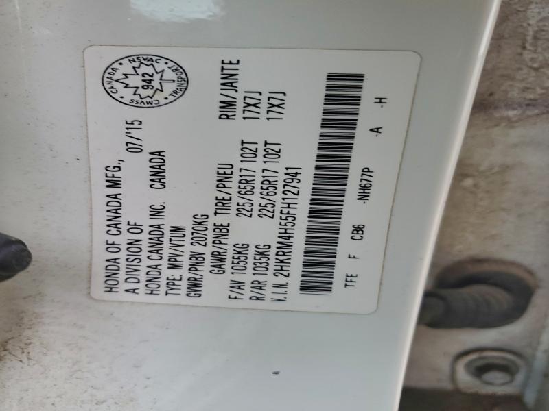 Aukcja sprzedaży 2015 Honda Cr-v Ex, vin: 2HKRM4H55FH127941, numer aukcji: 95097835