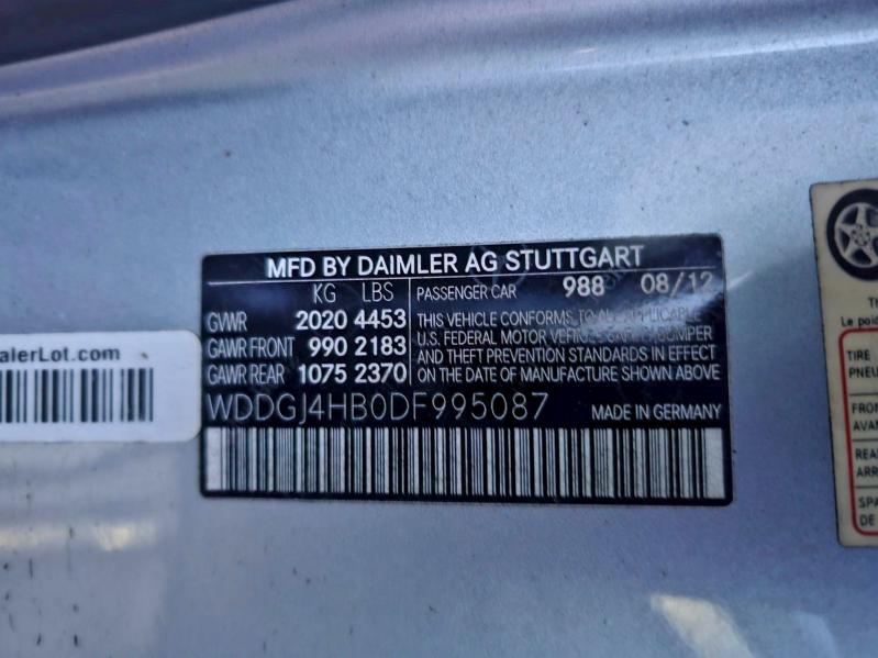 Aukcja sprzedaży 2013 Mercedes-benz C 250, vin: WDDGJ4HB0DF995087, numer aukcji: 96239855