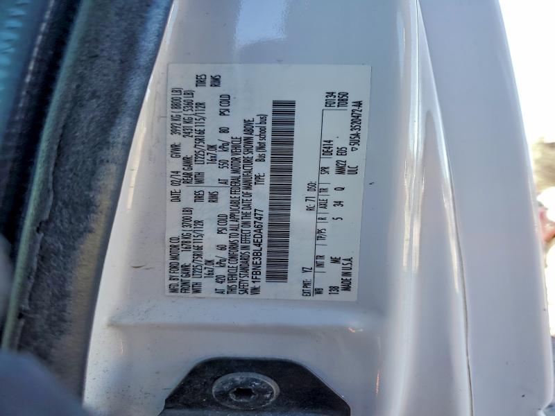 Aukcja sprzedaży 2014 Ford Econoline, vin: 1FBNE3BL4EDA67477, numer aukcji: 96753485