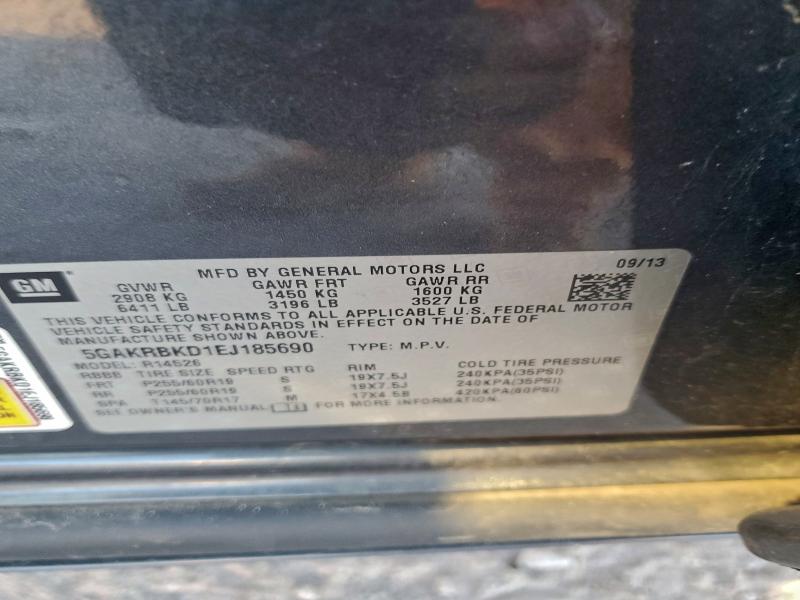 Продажа на аукционе авто 2014 Buick Enclave, vin: 5GAKRBKD1EJ185690, номер лота: 97851005