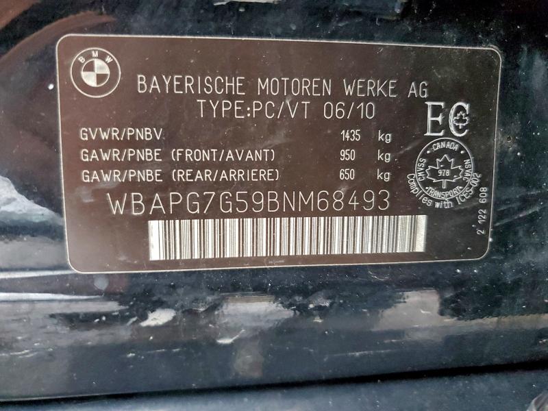 Продажа на аукционе авто 2011 Bmw 323, vin: WBAPG7G59BNM68493, номер лота: 97424515