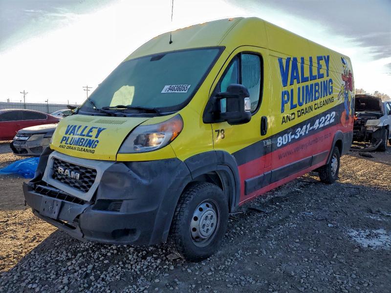 2021 Ram Promaster 3500 მანქანა იყიდება აუქციონზე, vin: 3C6MRVJG8ME588086, აუქციონის ნომერი: 94636055