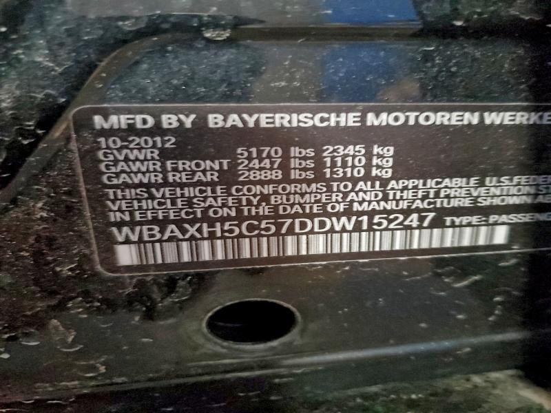 Aukcja sprzedaży 2013 Bmw 528, vin: WBAXH5C57DDW15247, numer aukcji: 96060735