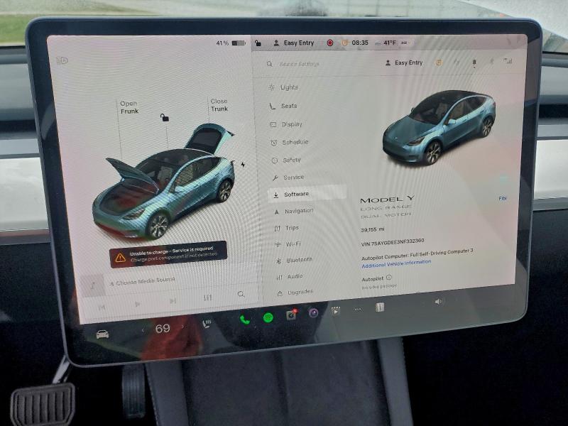 Aukcja sprzedaży 2022 Tesla Model Y, vin: 7SAYGDEE3NF332360, numer aukcji: 94791195