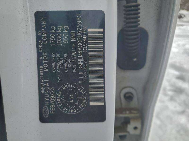 Auction sale of the 2023 Hyundai Elantra, vin: KMHLM4AG0PU525983, lot number: 95069135