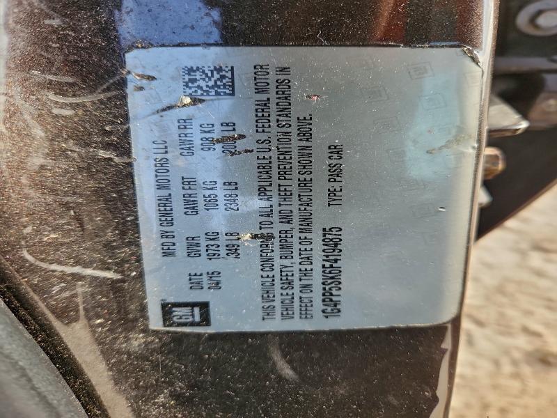 96785675 :رقم المزاد ، 1G4PP5SK6F4194875 vin ، 2015 Buick Verano مزاد بيع
