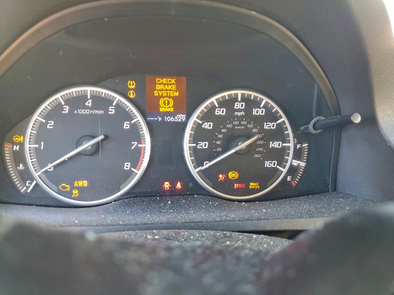 95497605 :رقم المزاد ، 5J8TB4H55DL014772 vin ، 2013 Acura Rdx Techno مزاد بيع