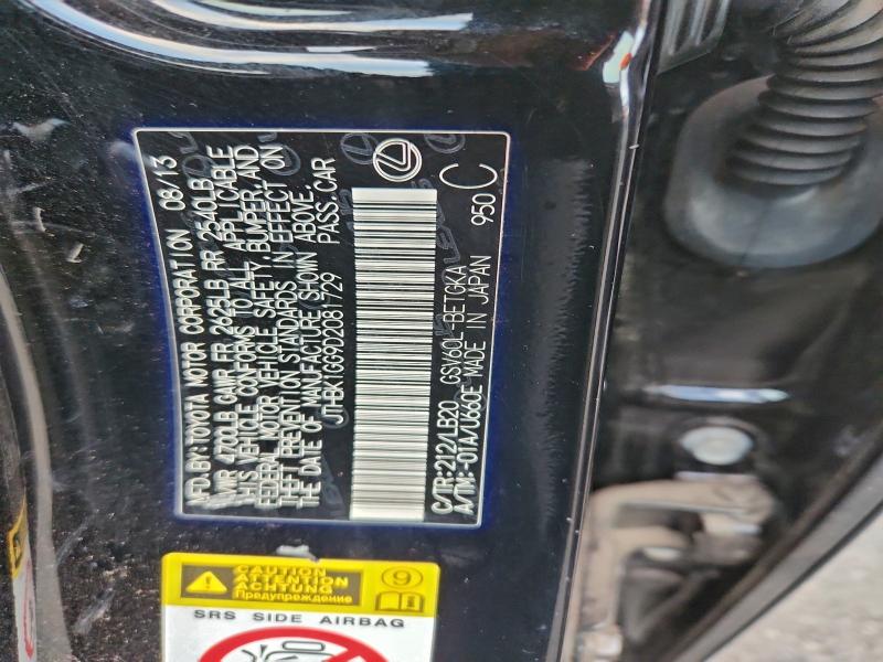 96194765 :رقم المزاد ، JTHBK1GG9D2081729 vin ، 2013 Lexus Es 350 مزاد بيع