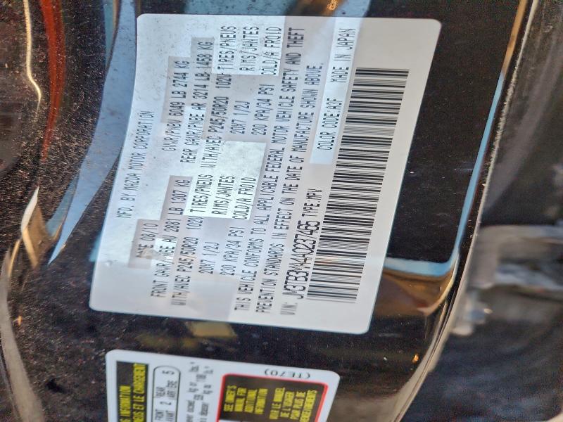 Aukcja sprzedaży 2010 Mazda Cx-9, vin: JM3TB3MA4A0237465, numer aukcji: 96839655