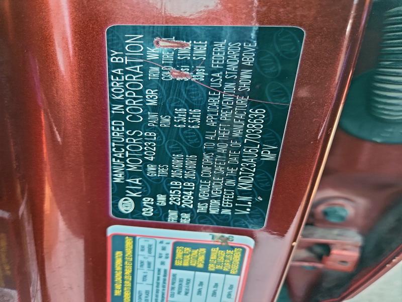 Aukcja sprzedaży 2020 Kia Soul, vin: KNDJ23AU6L7038636, numer aukcji: 93228485