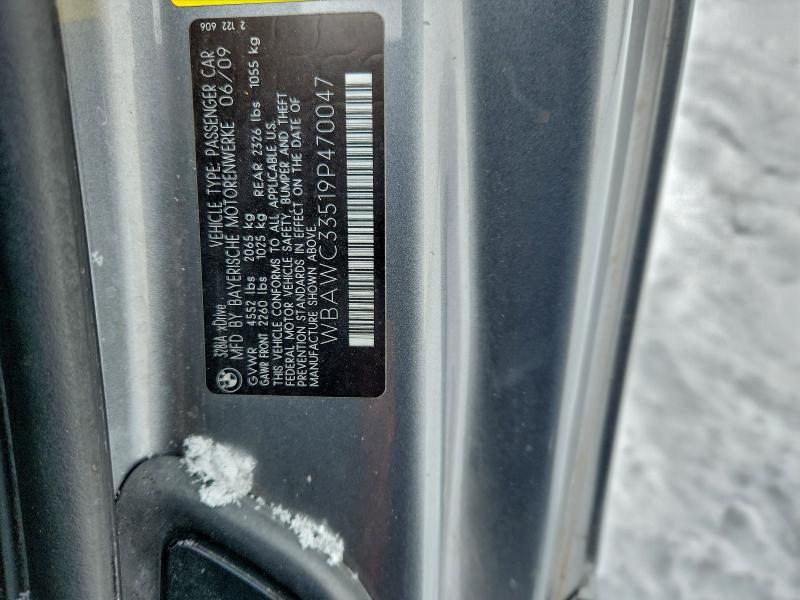 Продаж на аукціоні авто 2009 Bmw 328, vin: WBAWC33519P470047, номер лоту: 96649005