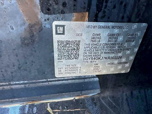 Продажа на аукционе авто 2019 Cadillac Escalade E, vin: 1GYS4GKJ7KR201124, номер лота: 97980385