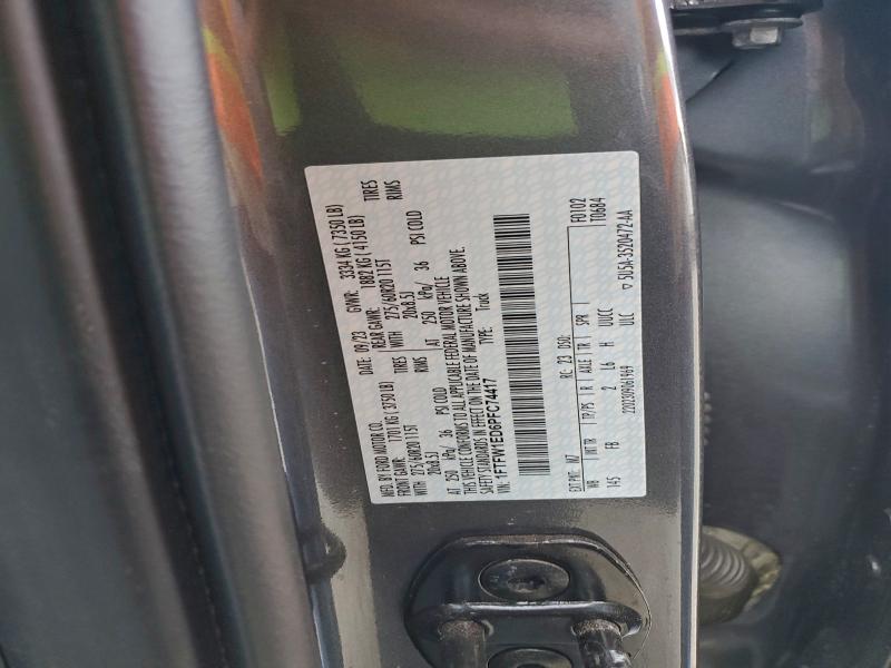 Продажа на аукционе авто 2023 Ford F150 Super, vin: 1FTFW1ED6PFC74417, номер лота: 98465055