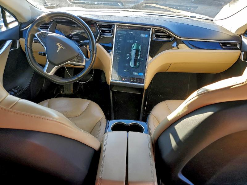 98007665 :رقم المزاد ، 5YJSA1S18EFP50997 vin ، 2014 Tesla Model S مزاد بيع