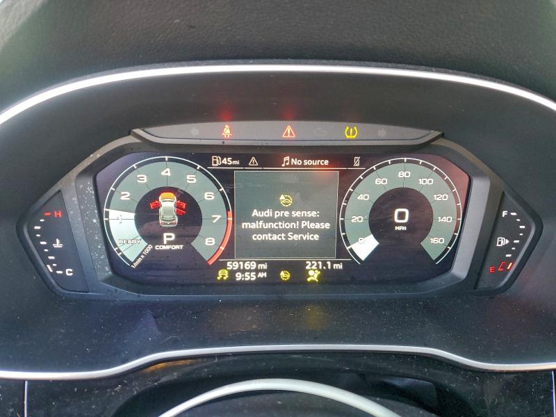2022 Audi Q3 მანქანა იყიდება აუქციონზე, vin: WA1DECF34N1041622, აუქციონის ნომერი: 94555125