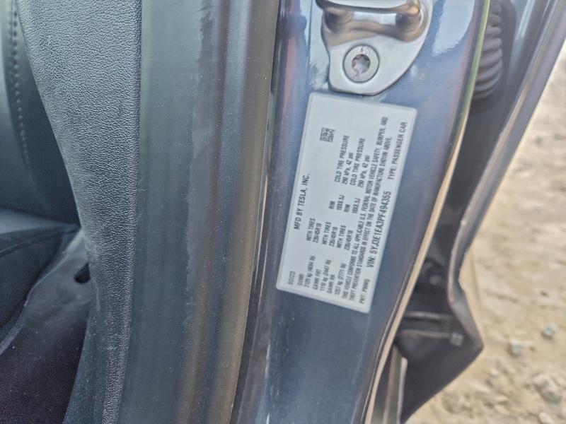 Продаж на аукціоні авто 2023 Tesla Model 3, vin: 5YJ3E1EA3PF494355, номер лоту: 96961135
