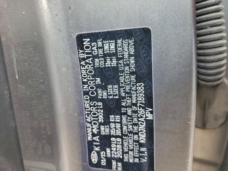 Aukcja sprzedaży 2015 Kia Soul, vin: KNDJN2A26F7189383, numer aukcji: 96745575