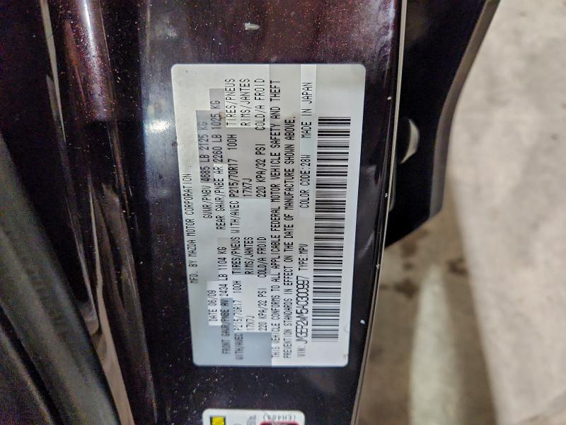 Aukcja sprzedaży 2010 Mazda Cx-7, vin: JM3ER2WM5A0300997, numer aukcji: 95455955