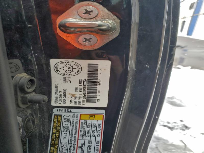 Aukcja sprzedaży 2014 Honda Civic, vin: 2HGFG3A57EH003824, numer aukcji: 95419935