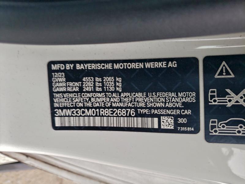 Aukcja sprzedaży 2024 Bmw Motorrad 230xi, vin: 3MW33CM01R8E26876, numer aukcji: 96480785