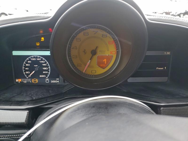 74289715 :رقم المزاد ، ZFF67NFA6C0182991 vin ، 2012 Ferrari 458 Italia مزاد بيع
