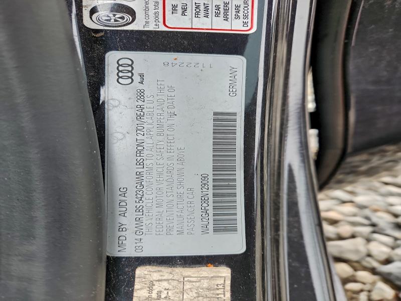 2014 Audi A7 მანქანა იყიდება აუქციონზე, vin: WAU2GAFC8EN129090, აუქციონის ნომერი: 94885165