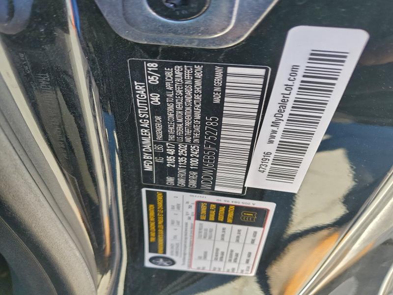 Aukcja sprzedaży 2018 Mercedes-benz C, vin: WDDWJ6EB5JF752785, numer aukcji: 97935645