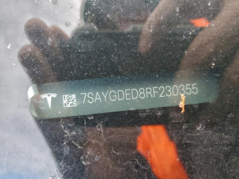 Продажа на аукционе авто 2024 Tesla Model Y, vin: 7SAYGDED8RF230355, номер лота: 93066925