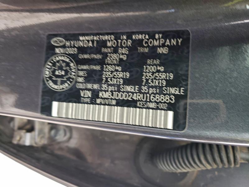 Продажа на аукционе авто 2024 Hyundai Tucson, vin: KM8JDDD24RU168883, номер лота: 97287935