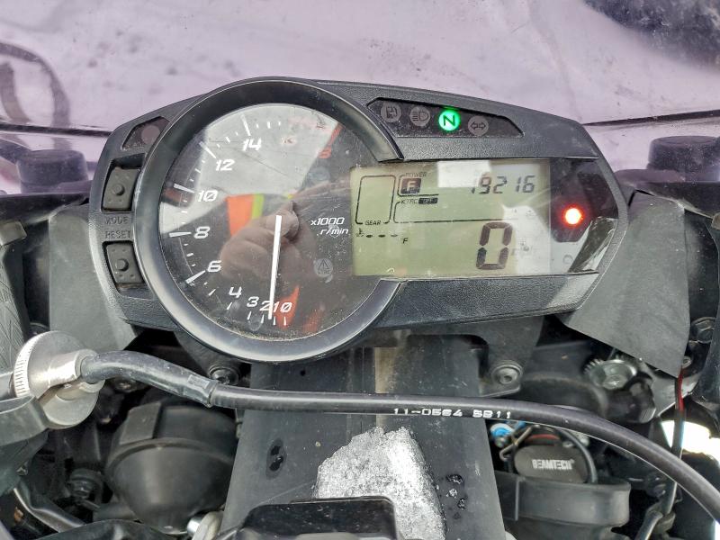 74974105 :رقم المزاد ، JKBZXJE13FA016793 vin ، 2015 Kawasaki Zx636 مزاد بيع