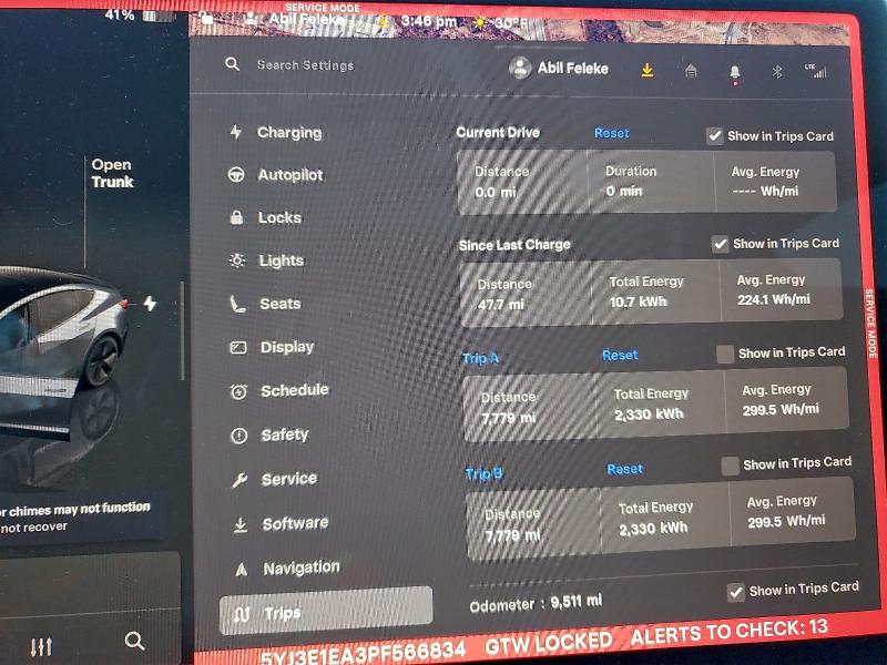 Aukcja sprzedaży 2023 Tesla Model 3, vin: 5YJ3E1EA3PF566834, numer aukcji: 94730085
