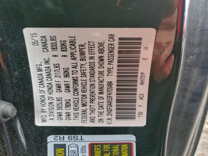 Продаж на аукціоні авто 2015 Honda Civic Si, vin: 2HGFG4A53FH705484, номер лоту: 92007265