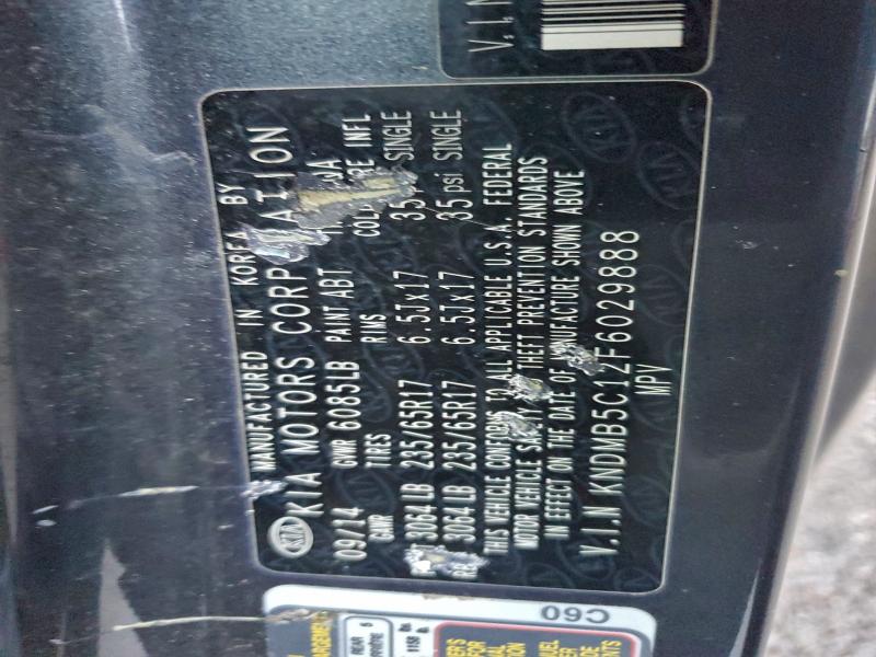 Aukcja sprzedaży 2015 Kia Sedona Lx, vin: KNDMB5C12F6029888, numer aukcji: 97239585