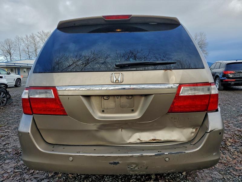 2005 Honda Odyssey To მანქანა იყიდება აუქციონზე, vin: 5FNRL38825B078458, აუქციონის ნომერი: 93696215