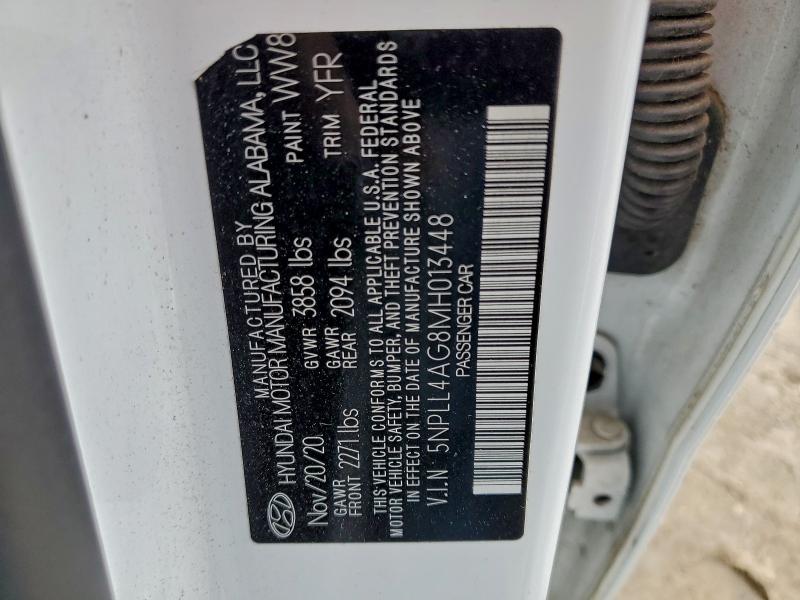 Продаж на аукціоні авто 2021 Hyundai Elantra, vin: 5NPLL4AG8MH013448, номер лоту: 93992545
