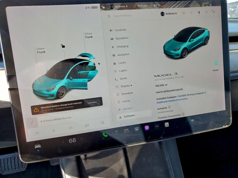 Aukcja sprzedaży 2021 Tesla Model 3, vin: 5YJ3E1EA4MF006316, numer aukcji: 95175345