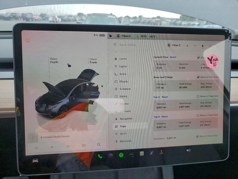 2025 Tesla Model Y მანქანა იყიდება აუქციონზე, vin: 7SAYGDED2SF314029, აუქციონის ნომერი: 94049635