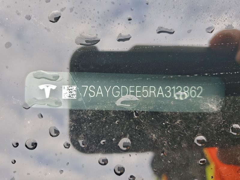 97618735 :رقم المزاد ، 7SAYGDEE5RA313862 vin ، 2024 Tesla Model Y مزاد بيع