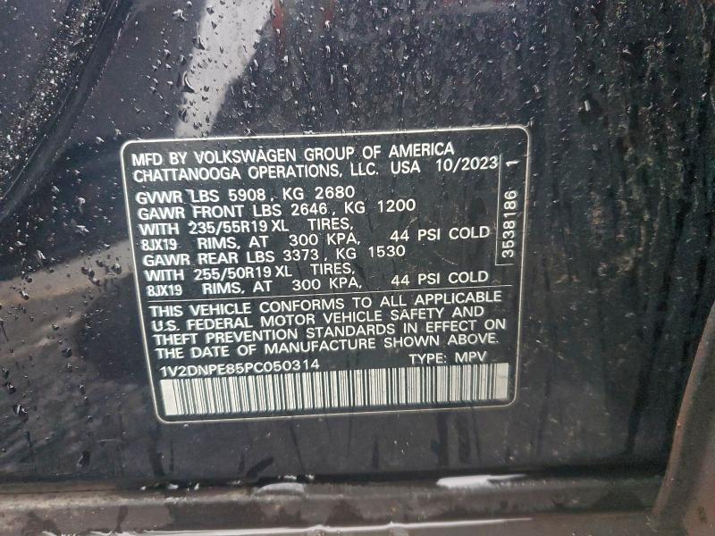 Продаж на аукціоні авто 2023 Volkswagen Id.4, vin: 1V2DNPE85PC050314, номер лоту: 95302455