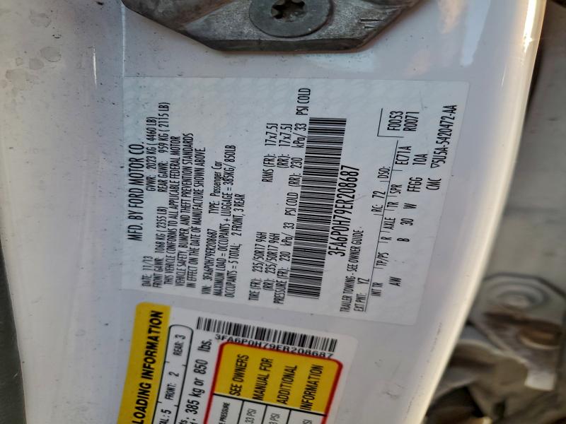 Продаж на аукціоні авто 2014 Ford Fusion, vin: 3FA6P0H79ER208687, номер лоту: 96626825