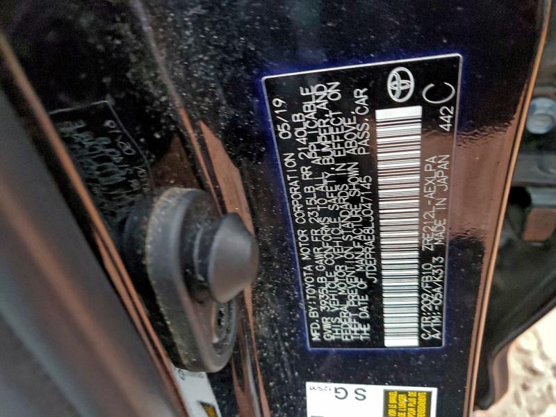 Aukcja sprzedaży 2020 Toyota Corolla Le, vin: JTDEPRAE8LJ047145, numer aukcji: 95487685