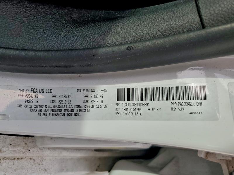 Продажа на аукционе авто 2016 Chrysler 200, vin: 1C3CCCDG2GN139691, номер лота: 96365525